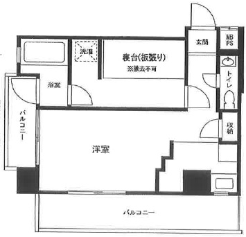 GSハイム宮益坂1101の間取り