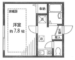 ベル・ビー三宿102の間取り