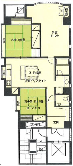 中岡ビル9Fの間取り