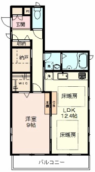 コンフォート代官山201の間取り