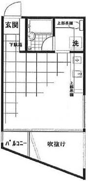 恵比寿コラージュ304の間取り