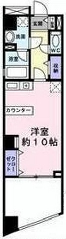 カームコート白金高輪304の間取り