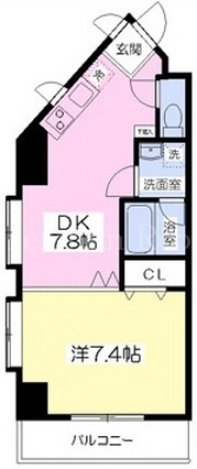 Fierte高波(フェルテ高波)605の間取り