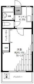 コーポ169桜新町203の間取り