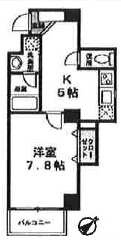 Axis Komazawa(アクシス駒沢)201の間取り