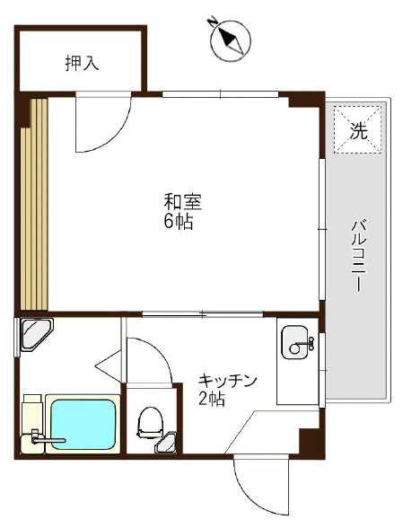 メゾン雨宮305の間取り