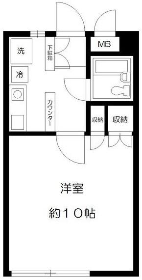 メゾンリベ203の間取り