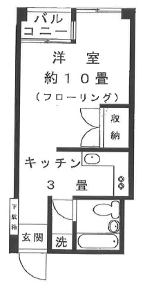 Fe-フラッツ302の間取り