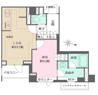 パークハウス中目黒109の間取り