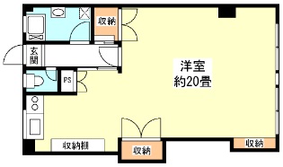 ツイン一の橋二番2066の間取り