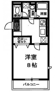 アメニティハイム206の間取り