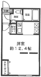 ZESTY駒沢大学?306の間取り