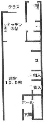 松岡アパートAの間取り