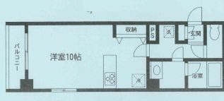 ルモンド南麻布605の間取り