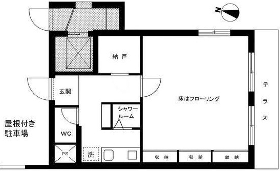 村木邸1の間取り