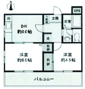 レスポアール駒場303の間取り