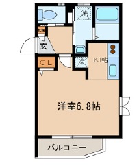 ドエル下馬303の間取り