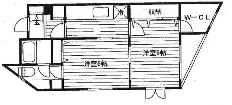 ラ・メルシー学芸大学403の間取り