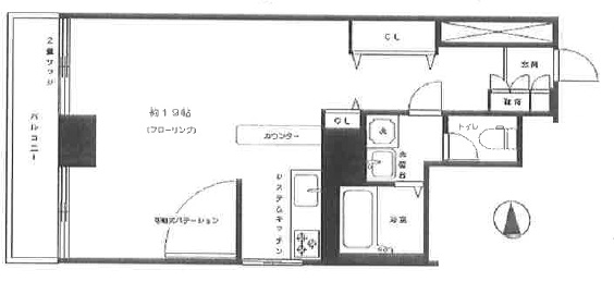 麻布永坂レジデンス501の間取り