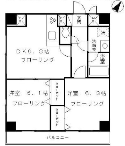 COZY COURT 三軒茶屋 TOKYO(コージーコート三軒茶屋東京)802の間取り