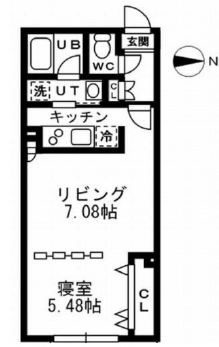 プライムアーバン学芸大学404の間取り