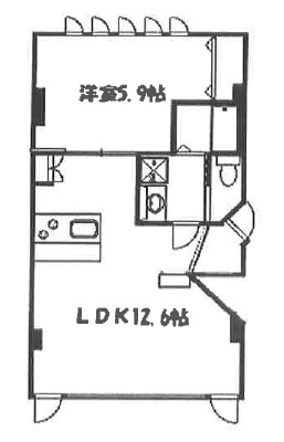 BLANC　KOMAZAWA201の間取り