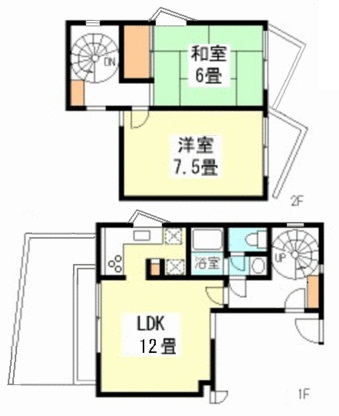 メゾネット駒沢A01の間取り