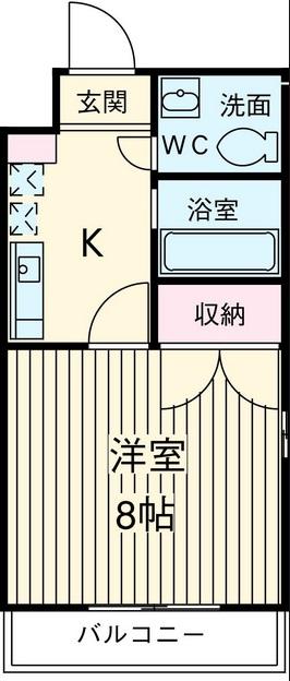 クレンティア三軒茶屋103の間取り