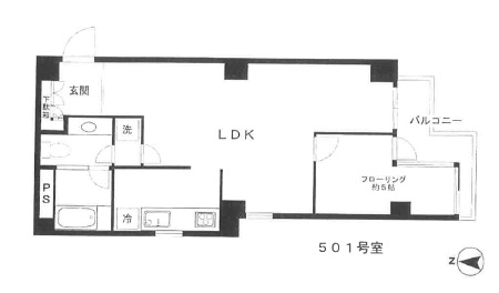 ITO代官山501の間取り