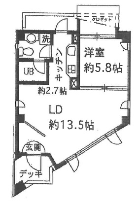 アルコすくも(arco scumo)205の間取り