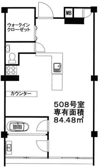 秀和青山レジデンス508の間取り