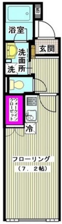 ファインステージ三軒茶屋(FINE STAGE 三軒茶屋)402の間取り