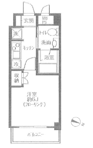 ダリアコート白金台202の間取り