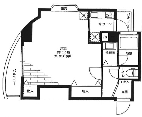 アーバンステージ三軒茶屋?401の間取り