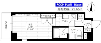 ステージファースト恵比寿二番館202の間取り