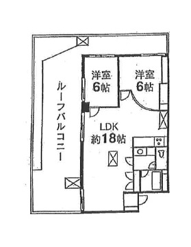 日商岩井代官山マンション701の間取り