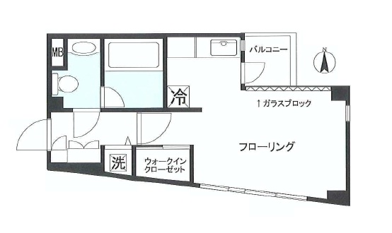 Will自由が丘204の間取り