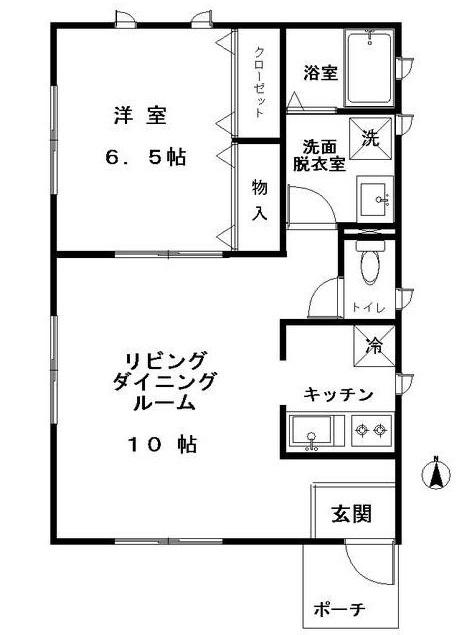 レオーノ三軒茶屋101の間取り