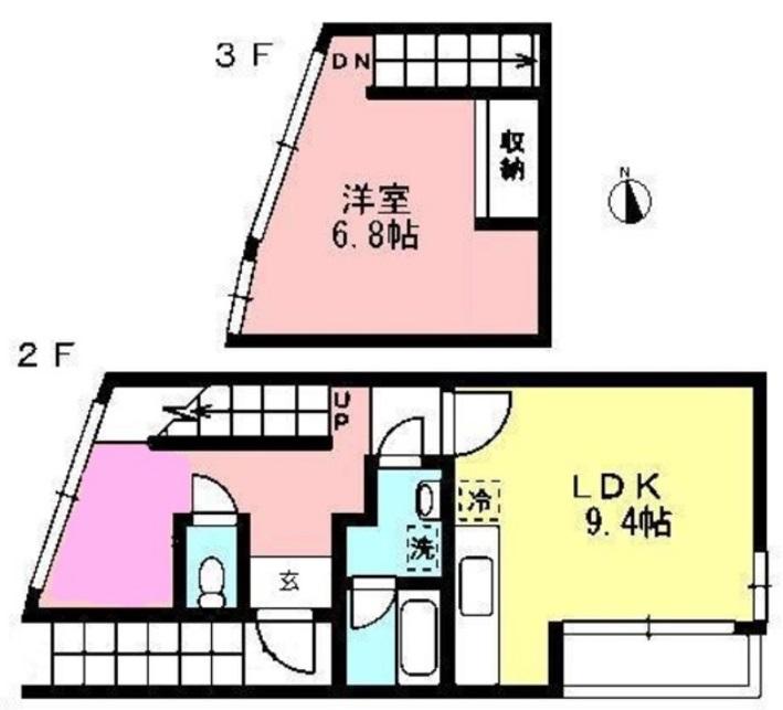 クレセントパーク203の間取り