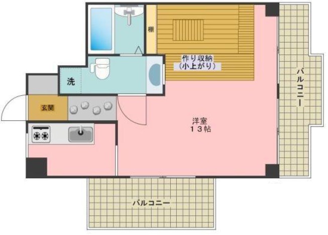 学芸大グリーンハイツ401の間取り