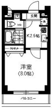 アテナ402の間取り