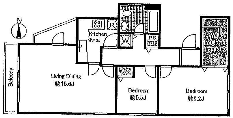 TAKASAKI　HOUSE301の間取り