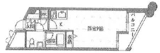 TKフラッツ学芸大学503の間取り