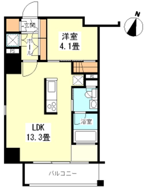 コンシェリア恵比寿 (旧ハーモニーコート恵比寿)1204の間取り