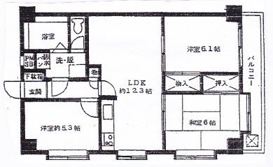 ソフィア代田504の間取り