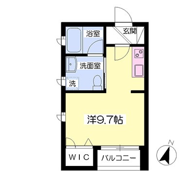 ラ　メゾン　ラデューズ?102の間取り