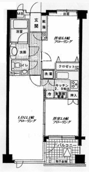 ラ・アルクス鷹番101の間取り