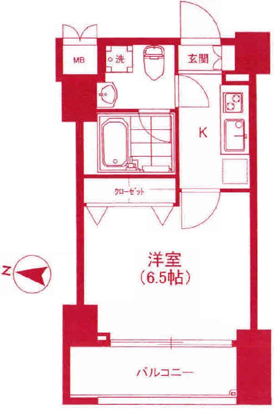 Est.EBISU(エストエビス)603の間取り