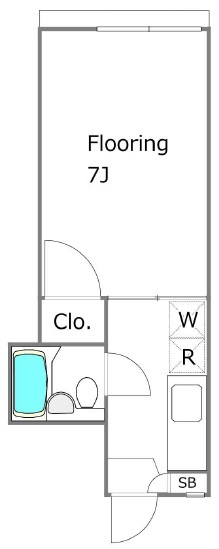 フラット池尻102の間取り