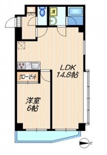 ヒルコートアス205の間取り